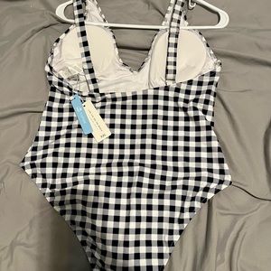 Gingham One Piece Swimsuit